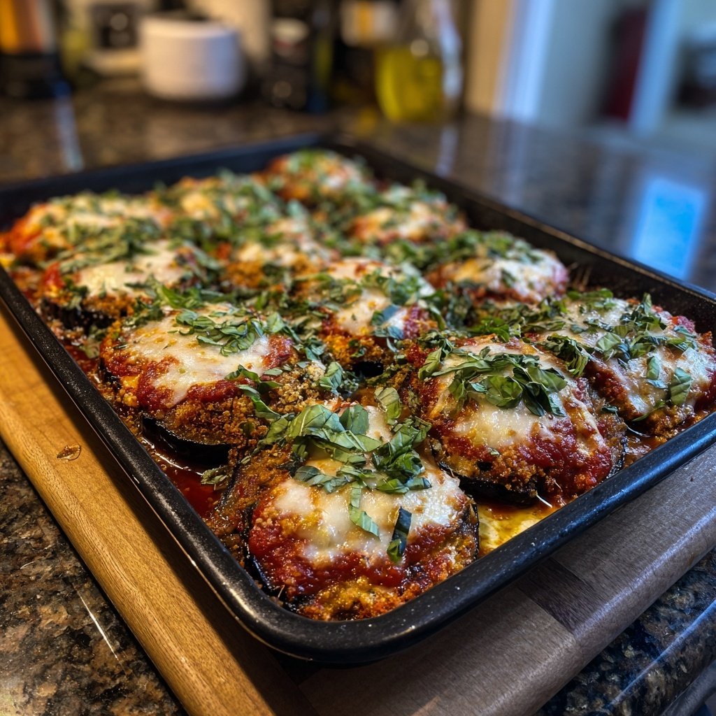 Eggplant Parmesan Bake