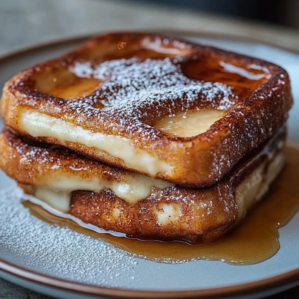 Churro Stuffed French Toast