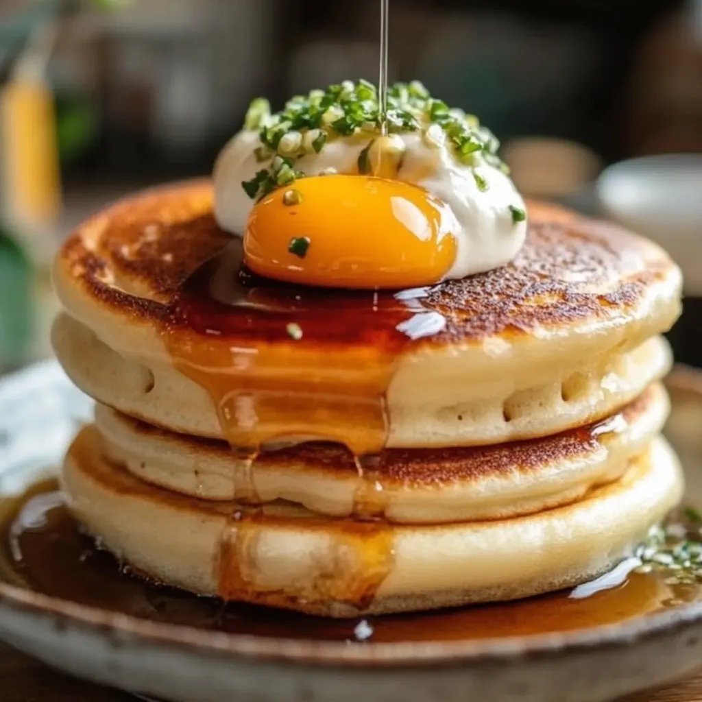Fluffy Japanese Soufflé Pancakes