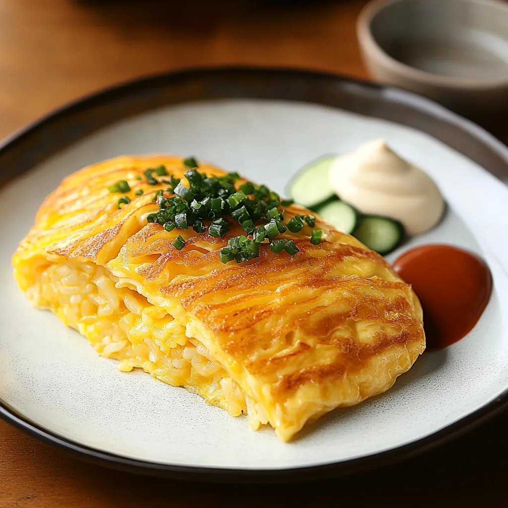 Omurice (Japanese Rice Omelet)