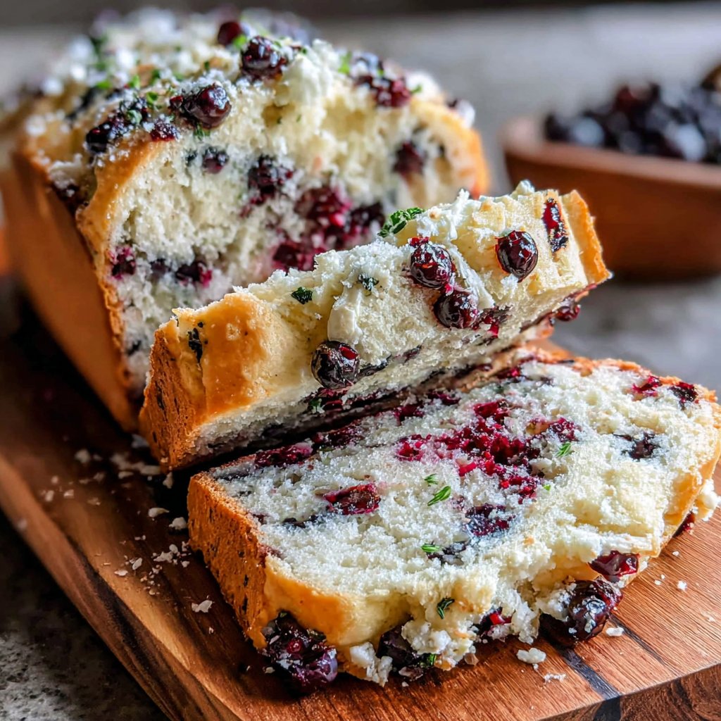 Lemon Blueberry Sourdough Bread Spring Recipe