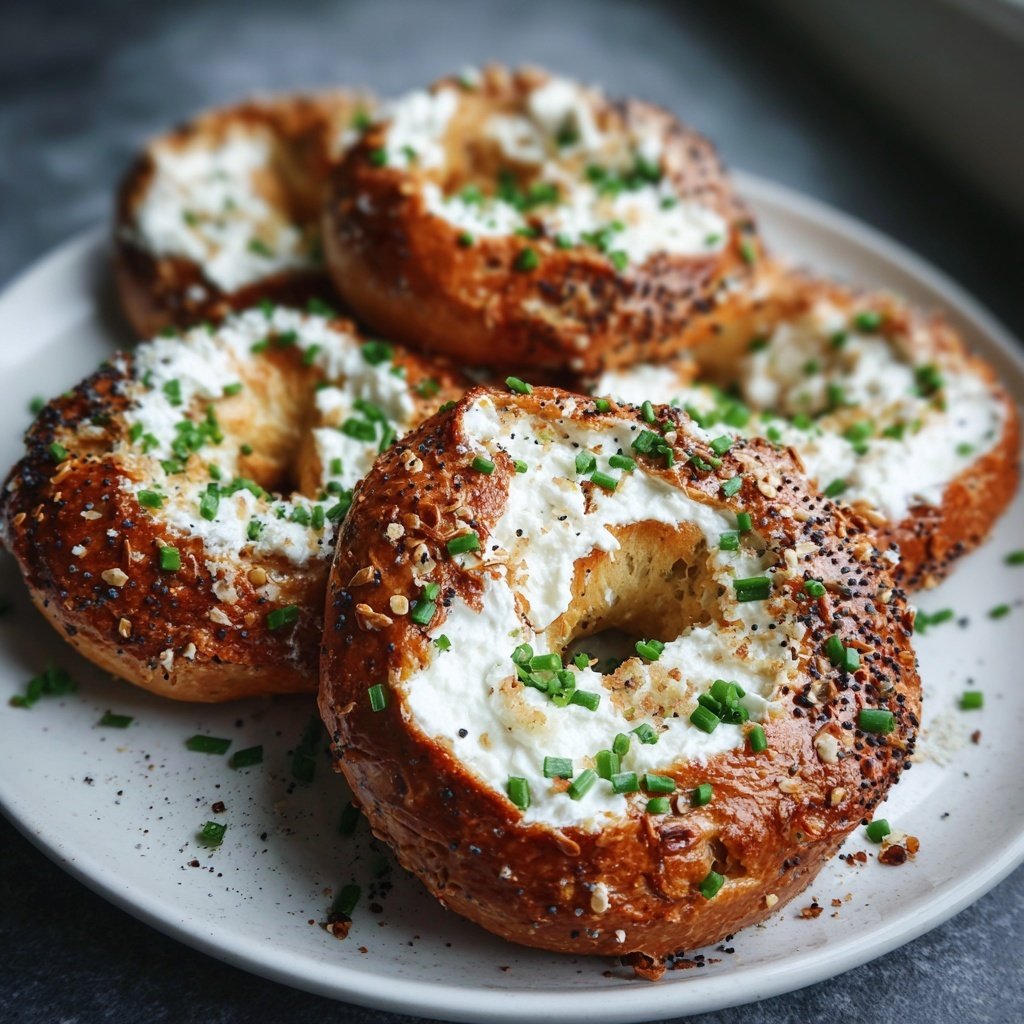 Protein Bagels With Greek Yogurt Air Fryer