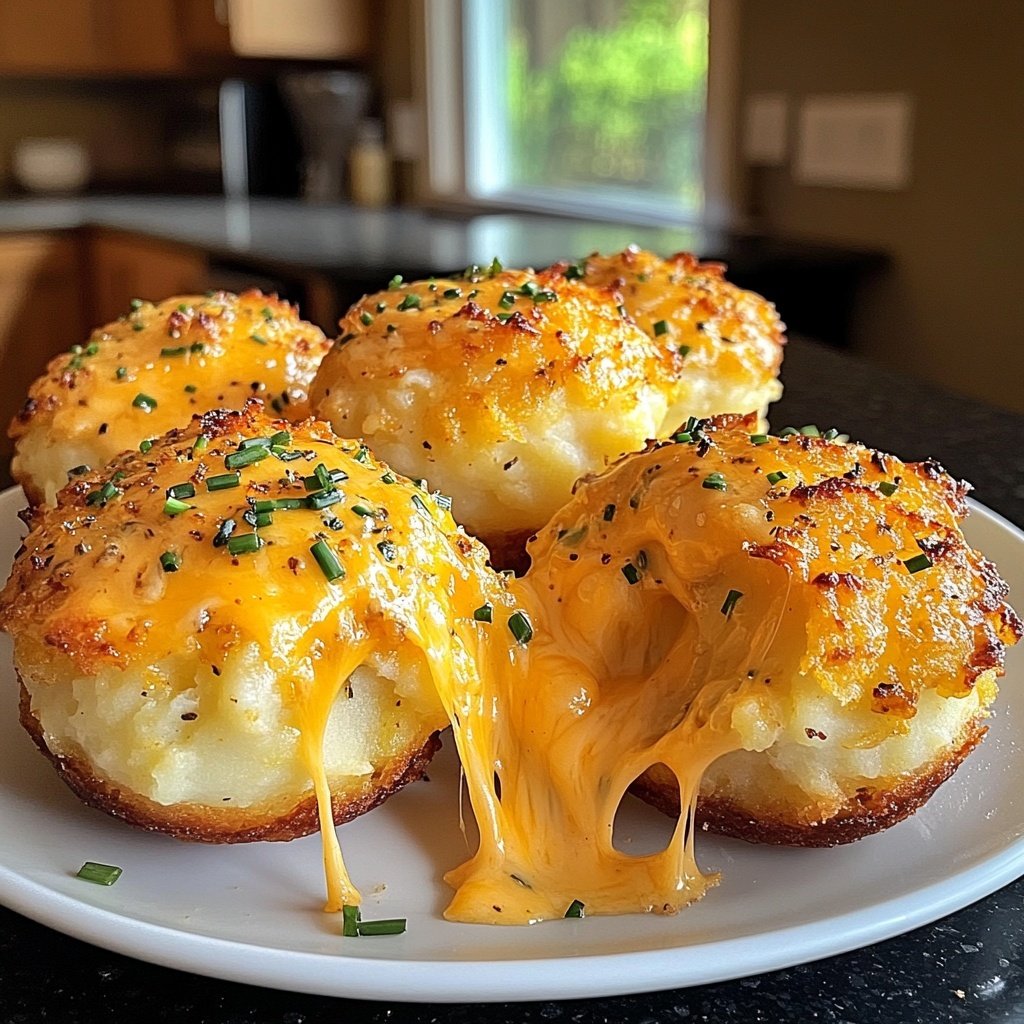 Mashed Potato Cheese Puffs 🧀✨ – The Ultimate Easy Appetizer Recipe!