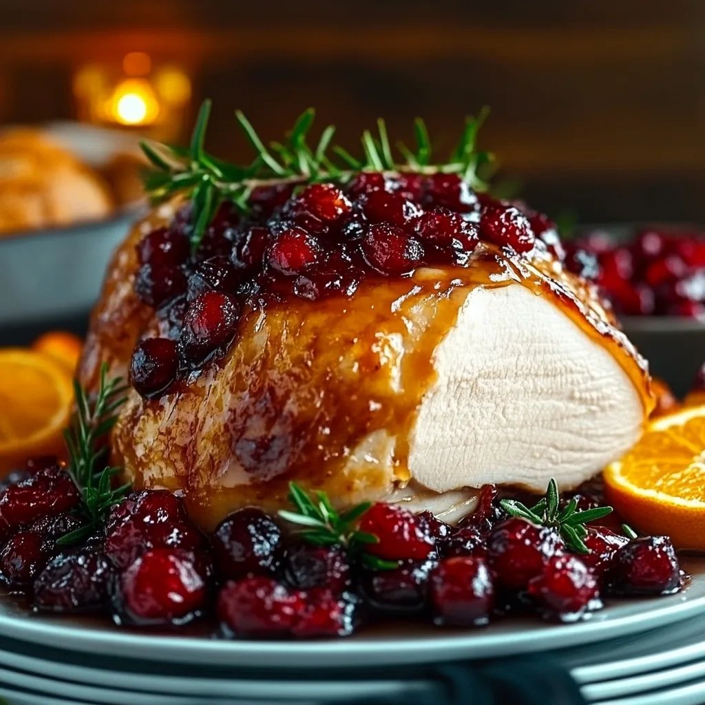 Perfect Cranberry Orange Glazed Turkey Breast for the Holidays
