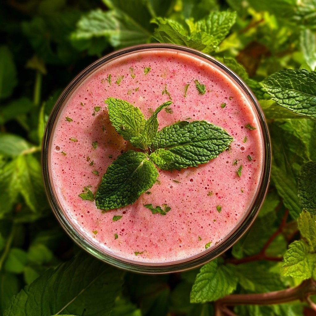 Strawberry Mint Smoothie