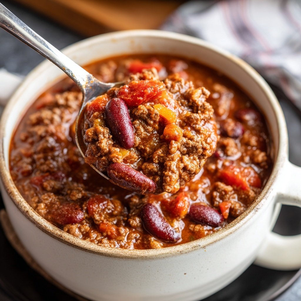 Ground Beef Chili Simple